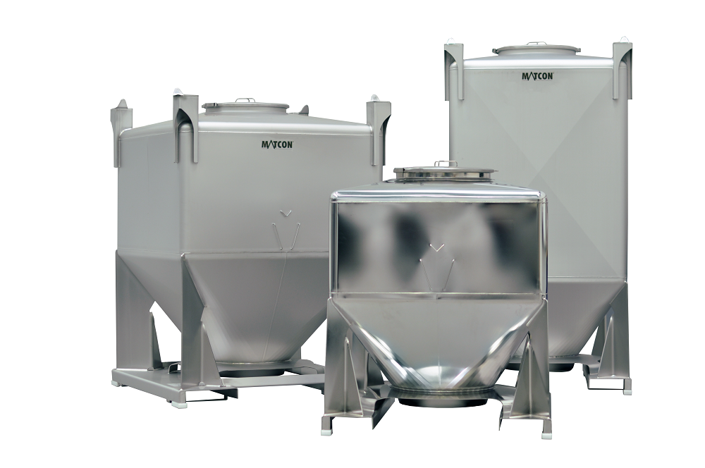 Intermediate Bulk Containers IBCs for Bulk Powder Solids Materials